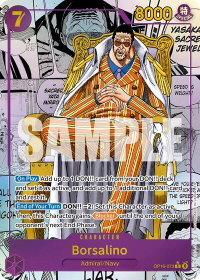 Borsalino (Manga) - The Time of Battle (OP16) #OP16-073 - Rare One Piece Trading Card