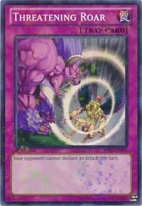 Threatening Roar (Mosaic Rare) - Battle Pack 2: War of the Giants (BP02) #BP02-EN184 - Rare YuGiOh Trading Card