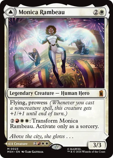 Monica Rambeau - Marvel Super Heroes Magic: The Gathering trading card