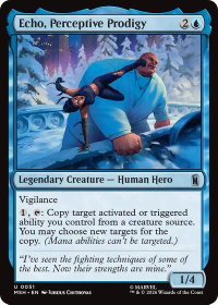 Echo, Perceptive Prodigy - Marvel Super Heroes (MSH) #51 - Uncommon Magic: The Gathering Trading Card