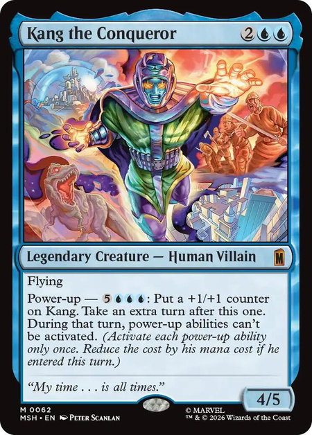 Kang the Conqueror - Marvel Super Heroes Magic: The Gathering trading card