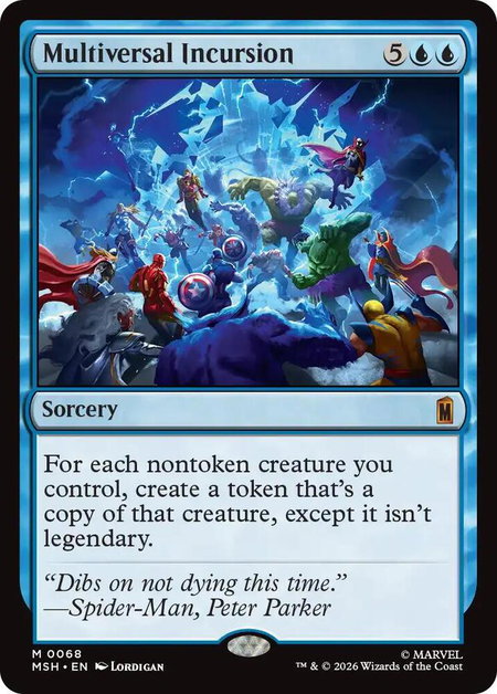Multiversal Incursion - Marvel Super Heroes Magic: The Gathering trading card