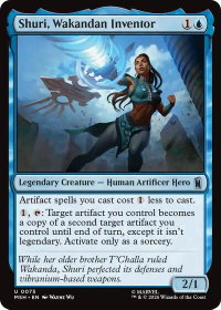 Shuri, Wakandan Inventor - Marvel Super Heroes (MSH) #75 - Uncommon Magic: The Gathering Trading Card