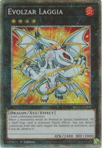 Evolzar Laggia (Starlight Rare) - Battles of Legend: Glorious Gallery (BLGG) #BLGG-EN008 - Starlight Rare YuGiOh Trading Card