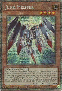 Junk Meister (Starlight Rare) - Battles of Legend: Glorious Gallery (BLGG) #BLGG-EN033 - Starlight Rare YuGiOh Trading Card