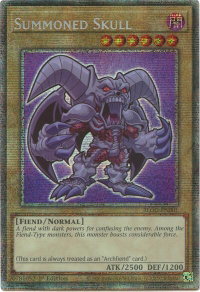 Summoned Skull (Starlight Rare) - Battles of Legend: Glorious Gallery (BLGG) #BLGG-EN001 - Starlight Rare YuGiOh Trading Card