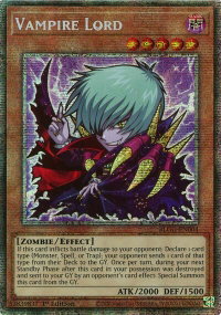 Vampire Lord (Starlight Rare) - Battles of Legend: Glorious Gallery (BLGG) #BLGG-EN004 - Starlight Rare YuGiOh Trading Card