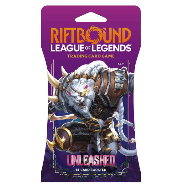 Unleashed - Sleeved Booster Pack - Unleashed Riftbound trading card