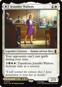 Jennifer Walters - Marvel Super Heroes (MSH) #18 - Mythic Rare Magic: The Gathering Trading Card