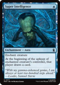 Super Intelligence - Marvel Super Heroes (MSH) #77 - Uncommon Magic: The Gathering Trading Card