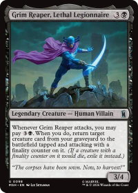 Grim Reaper, Lethal Legionnaire - Marvel Super Heroes (MSH) #98 - Uncommon Magic: The Gathering Trading Card