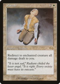 Pariah - Urza's Saga (USG) #28 - Rare Magic: The Gathering Trading Card