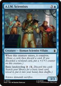 A.I.M. Scientists - Marvel Super Heroes (MSH) #44 - Common Magic: The Gathering Trading Card