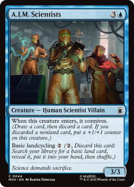 A.I.M. Scientists - Marvel Super Heroes Magic: The Gathering trading card