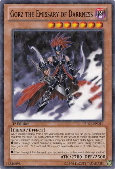 Gorz the Emissary of Darkness (Starfoil) - Battle Pack: Epic Dawn YuGiOh trading card