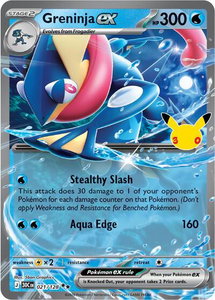 Greninja ex - 021/128 - ME: 30th Celebration (30C) #021/128 - Double Rare Pokémon Trading Card