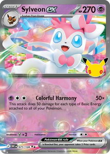 Sylveon ex - 071/128 - ME: 30th Celebration (30C) #071/128 - Double Rare Pokémon Trading Card