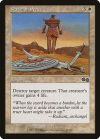 Path of Peace - Urza's Saga (USG) #29 - Common Magic: The Gathering Trading Card