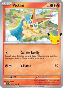 Victini - ME: 30th Celebration (30C) #013/128 - Common Pokémon Trading Card