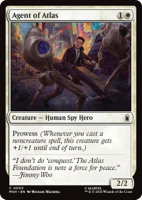 Agent of Atlas - Marvel Super Heroes (MSH) #3 - Common Magic: The Gathering Trading Card
