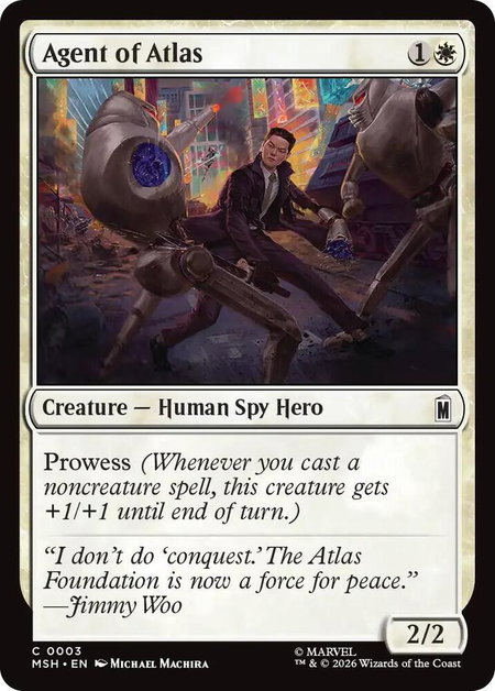 Agent of Atlas - Marvel Super Heroes Magic: The Gathering trading card