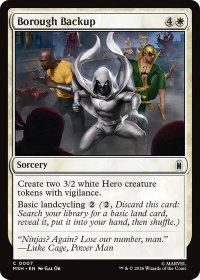 Borough Backup - Marvel Super Heroes (MSH) #7 - Common Magic: The Gathering Trading Card