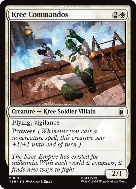Kree Commandos - Marvel Super Heroes Magic: The Gathering trading card