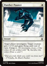 Panther Pounce - Marvel Super Heroes (MSH) #29 - Common Magic: The Gathering Trading Card