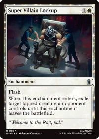 Super Villain Lockup - Marvel Super Heroes (MSH) #37 - Uncommon Magic: The Gathering Trading Card