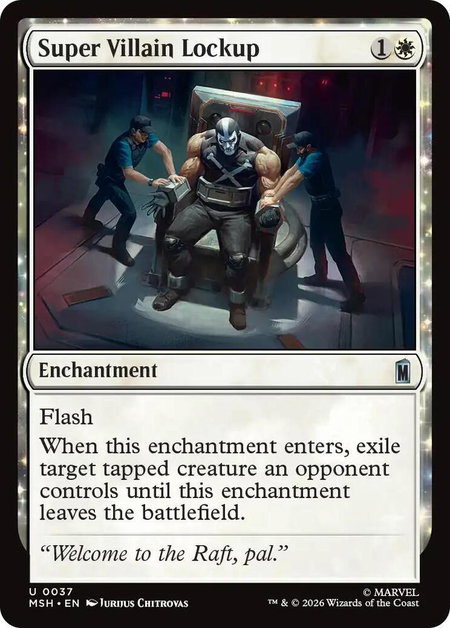 Super Villain Lockup - Marvel Super Heroes Magic: The Gathering trading card