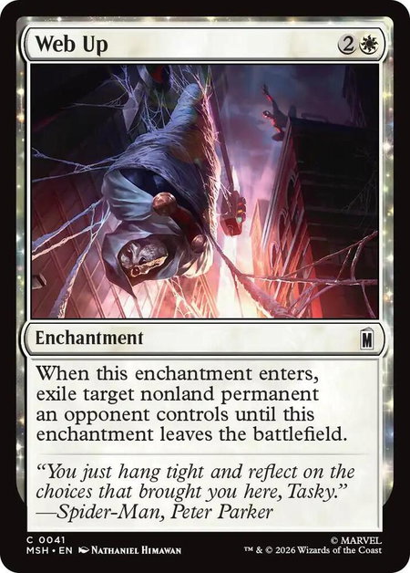 Web Up - Marvel Super Heroes Magic: The Gathering trading card