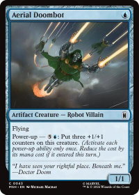 Aerial Doombot - Marvel Super Heroes (MSH) #43 - Common Magic: The Gathering Trading Card