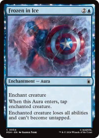 Frozen in Ice - Marvel Super Heroes (MSH) #54 - Common Magic: The Gathering Trading Card