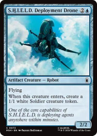 S.H.I.E.L.D. Deployment Drone - Marvel Super Heroes (MSH) #73 - Common Magic: The Gathering Trading Card