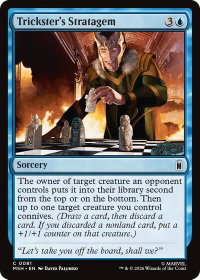Trickster's Stratagem - Marvel Super Heroes (MSH) #81 - Common Magic: The Gathering Trading Card