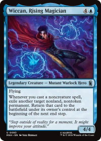 Wiccan, Rising Magician - Marvel Super Heroes (MSH) #83 - Uncommon Magic: The Gathering Trading Card