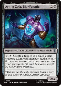 Arnim Zola, Bio-Fanatic - Marvel Super Heroes (MSH) #86 - Uncommon Magic: The Gathering Trading Card