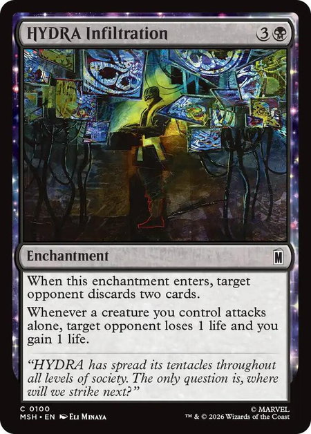 HYDRA Infiltration - Marvel Super Heroes Magic: The Gathering trading card
