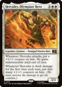Hercules, Olympian Hero - Commander: Marvel Super Heroes (MSC) #16 - Rare Magic: The Gathering Trading Card