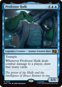 Professor Hulk - Commander: Marvel Super Heroes (MSC) #37 - Rare Magic: The Gathering Trading Card