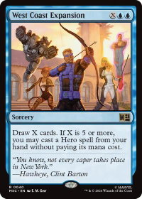West Coast Expansion - Commander: Marvel Super Heroes (MSC) #40 - Rare Magic: The Gathering Trading Card