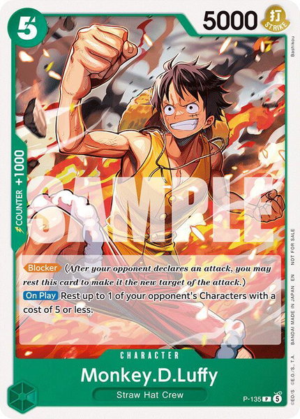 Monkey.D.Luffy (OP16 Release Event) trading card from One Piece Promotion Cards Monkey.D.Luffy (OP16 Release Event) - One Piece Promotion Cards One Piece trading card