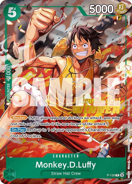 Monkey.D.Luffy (OP16 Release Event Winner) - One Piece Promotion Cards One Piece trading card