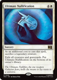 Ultimate Nullification (Surge Foil) - Commander: Marvel Super Heroes (MSC) #26 - Rare Magic: The Gathering Trading Card