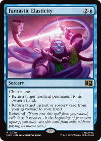 Fantastic Elasticity - Commander: Marvel Super Heroes (MSC) #30 - Rare Magic: The Gathering Trading Card