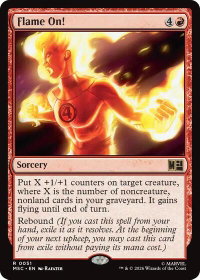 Flame On! (Surge Foil) - Commander: Marvel Super Heroes (MSC) #51 - Rare Magic: The Gathering Trading Card