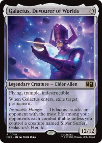 Galactus, Devourer of Worlds (Surge Foil) - Commander: Marvel Super Heroes (MSC) #8 - Rare Magic: The Gathering Trading Card