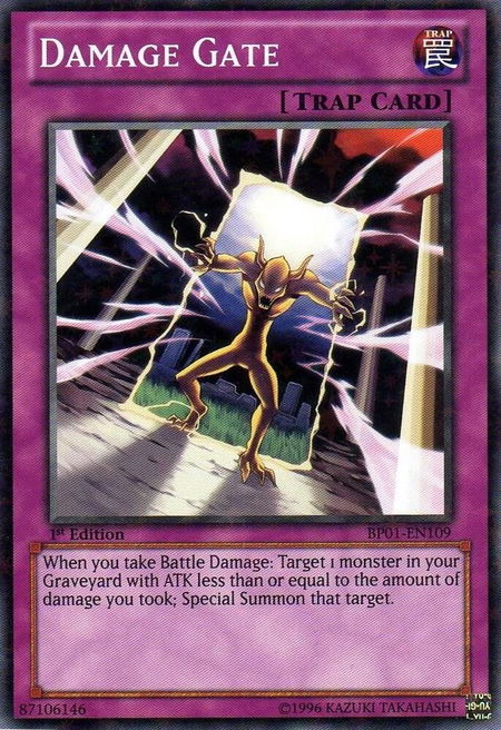 Damage Gate (Starfoil) - Battle Pack: Epic Dawn YuGiOh trading card