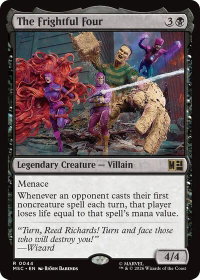 The Frightful Four - Commander: Marvel Super Heroes (MSC) #44 - Rare Magic: The Gathering Trading Card