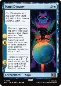 Kang Dynasty (Surge Foil) - Commander: Marvel Super Heroes (MSC) #35 - Rare Magic: The Gathering Trading Card